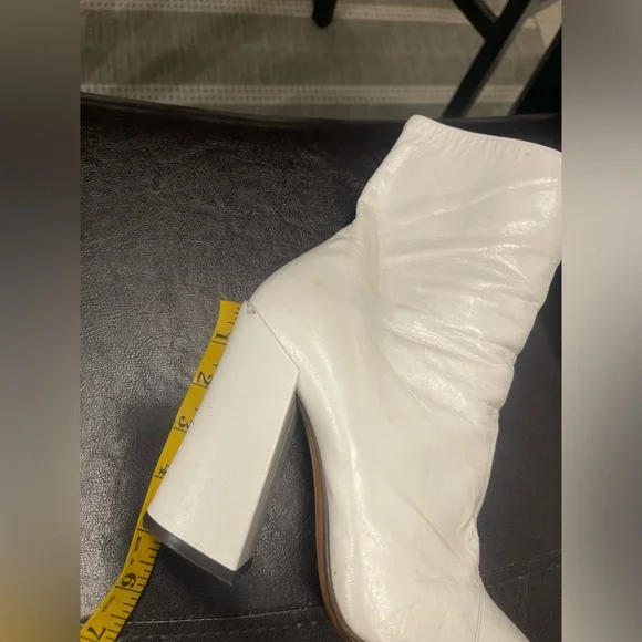 Dries Van Noten white leather chunky soles boots 40 - Picture 14 of 14